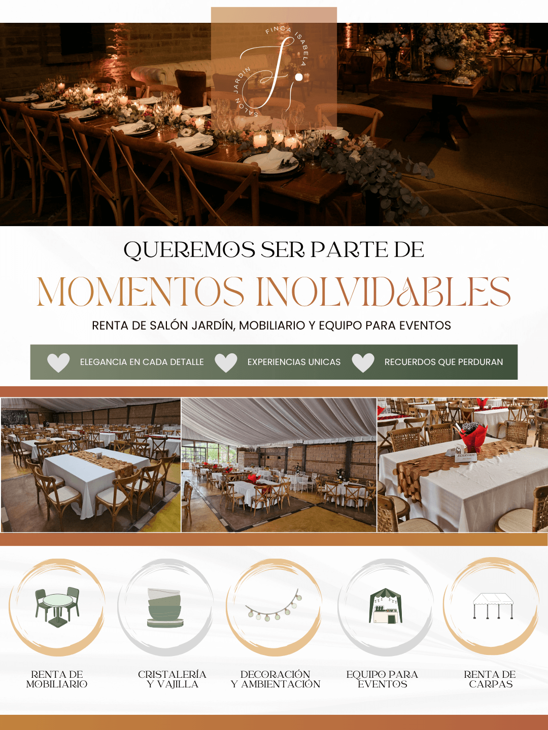 LOS GRANDES MOMENTOS MERECEN UN LUGAR ESPECIAL