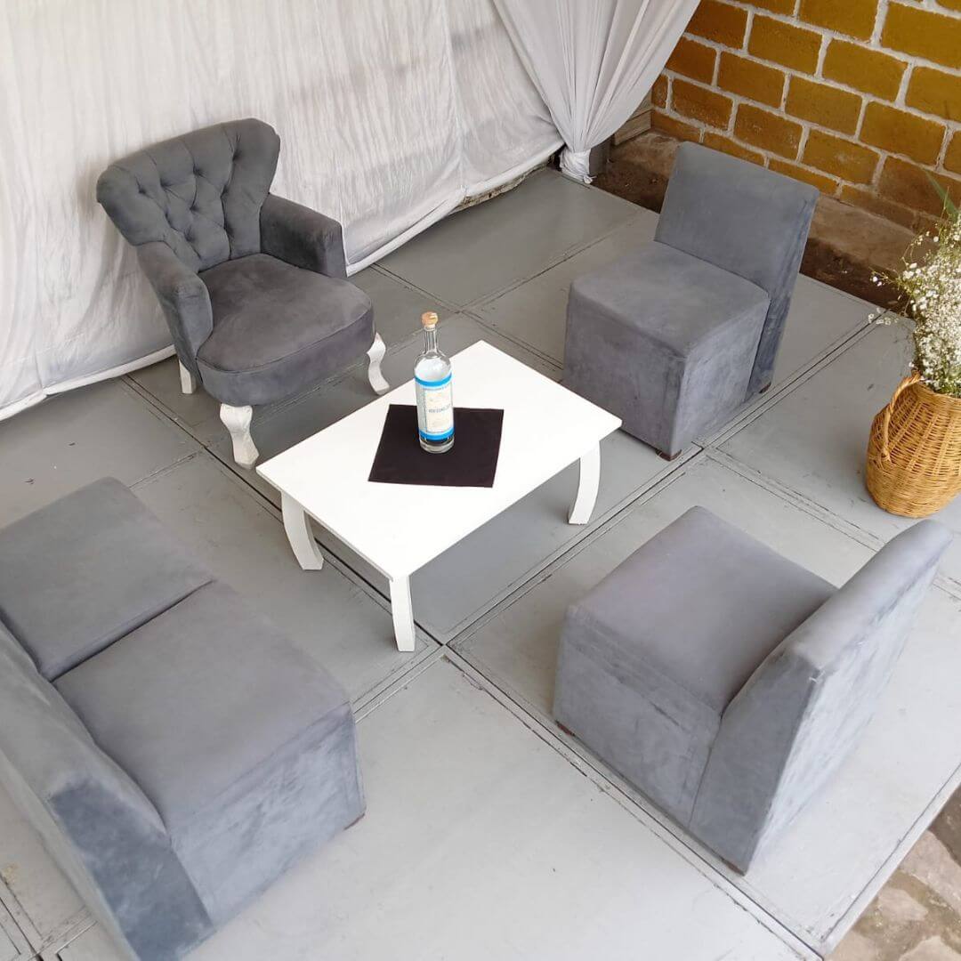 Salas lounge gris Oxford