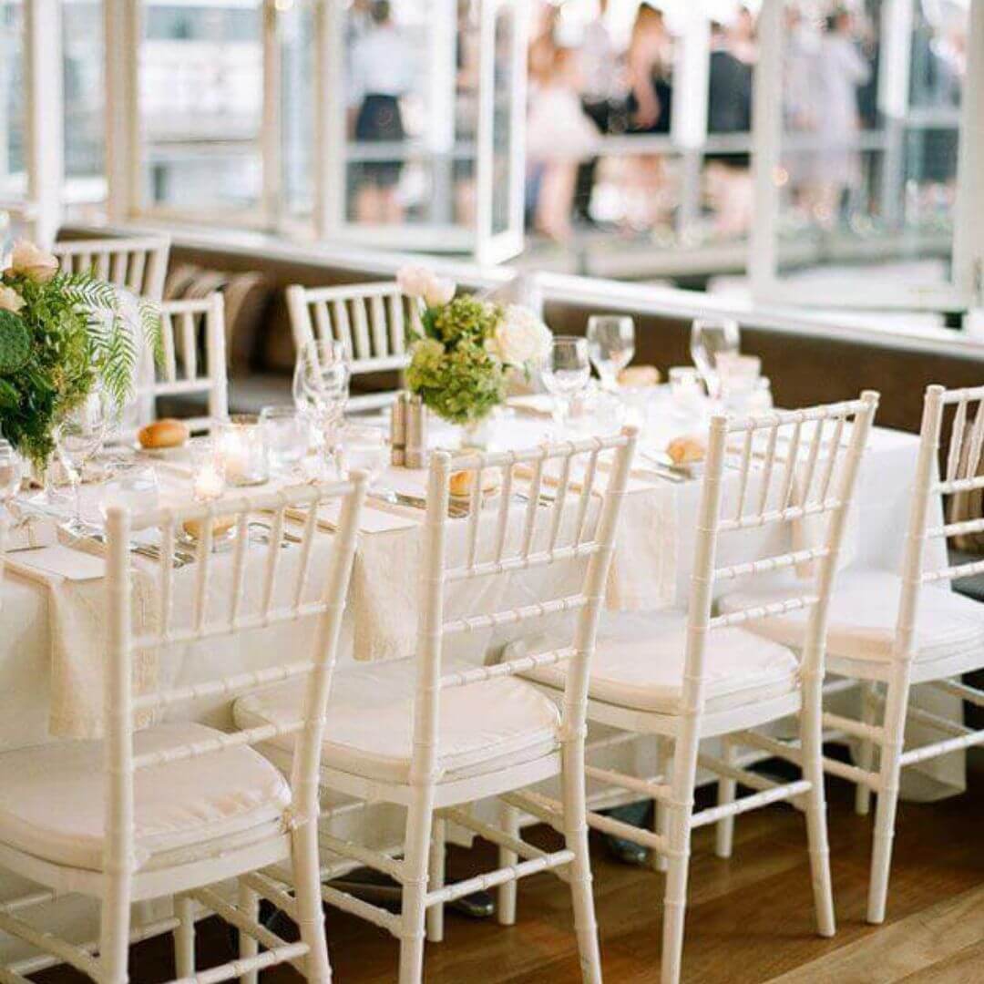 Silla Tiffany blanca